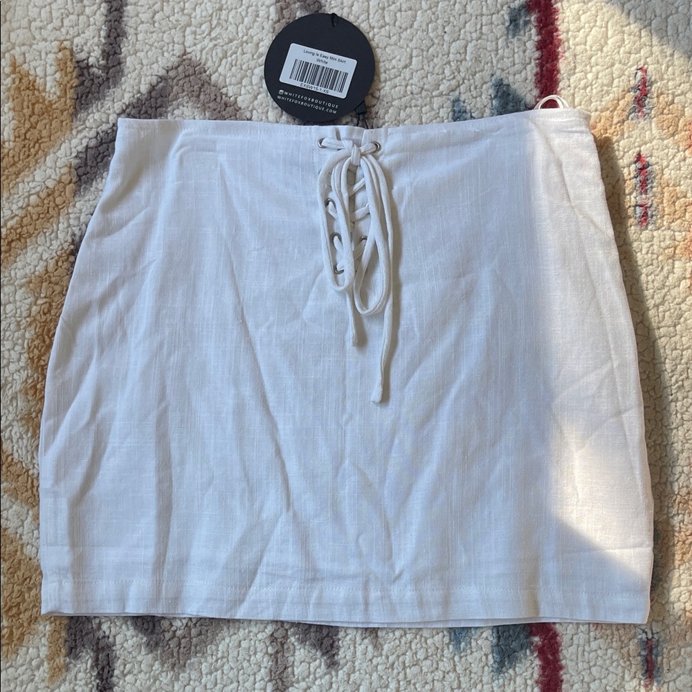 💜 White Fox Loving You Is Easy Mini Skirt